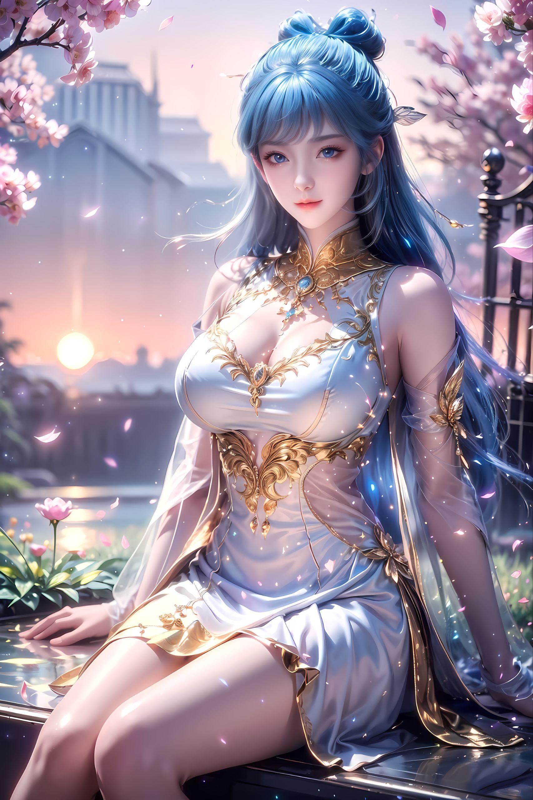 虽然